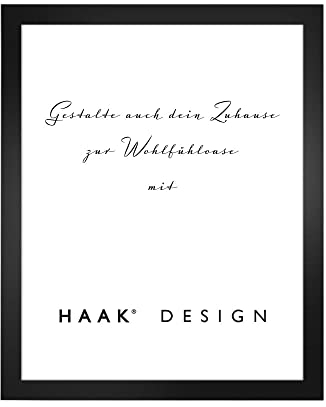Haak Bilderrahmen modern stabil Bira Schwarz 90 X 120 cm
