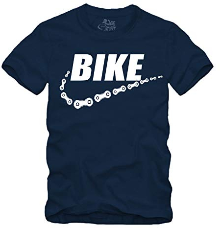 Bike - Fahrrad - T-Shirt Geschenke Radfahrer (XXXL, Navy)