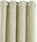 Deconovo Blackout Curtains, Home Decoration Thermal Insulated Curtains, Wave Line Foil Printed Ring Top Curtains for Girls Bedroom, 46 x 54 Inch(Width x Length), Beige, 1 Pair