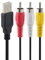 Câble USB vers 3RCA, USB mâle vers 3 RCA mâle, câble répartiteur vers Y, câble adaptateur AV audio vidéo composite (USB mâle/3RCA mâle)
