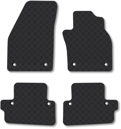 Volvo C70 (2006-2013) [Automatic] 3mm Rubber Car Mats | Tailored Fit Durable Floor Mats Full Coverage Protection Waterproof Accessories Easy Clean Anti Slip Made in the UK