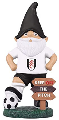 FOCO EPL Fulham Football Premier League Championship Keep Off The Pitch Garden Gnome Ornament Indoor/Outdoor…