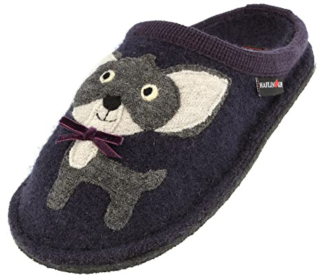 HAFLINGER Flair Chihuahua Filzpantoffel Hausschuh (Lavendel 90) Lila, Gr. 42