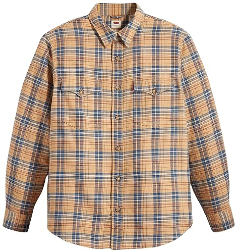 Levi's Herren Relaxed Fit Western Hemd, Krishan Plaid Lark, Mehrfarbig, M