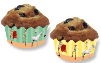 Pippi Langstrumpf Cupcake Banderolen 12 Stück // Pippi Langstrumpf Muffindekoration // Pippi Langstrumpf Partyzubehör