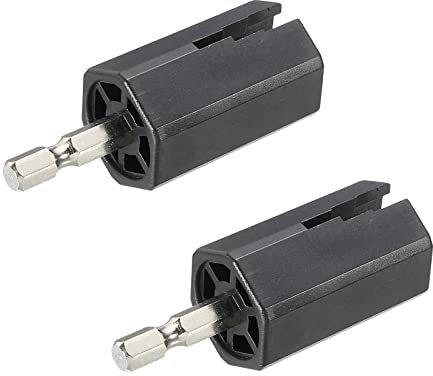 PATIKIL Assemble Electric Drill Hexagonal Guitar String Winder Head Peg Puller Repair Maintenance Tools Parts for Electric Acoustic Guitar Bass Pack of 2