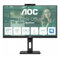 AOC Q27P3CW- 27 Inch QHD Monitor, 75Hz, IPS, WebCam, Height Adjust, Speakers, USB HUB, USB-C PD 65W, Flicker Free (2560x 1440 100Hz, HDMI 2.0 / DP 1.4 / USB-C / USB 3.2)