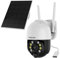 Foscam B4 WLAN Überwachungskamera Weiß inkl. Solarpanel 4MP (2560x1440), Akkubetrieb, WLAN, Schwenk- und Neigefunktion