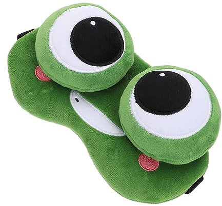 Gel Augenmaske Frosch Cartoon, Dunkle Schlafbrille mit Druckentlastung