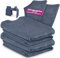Linodino® Chenille Wechselbezüge für Spielsofas | Kindersofa Cover Set 4-Teilig | Ersatz Bezug Set für Kinder Sofas | Sofabezug | Drachenschuppen Blau