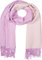 styleBREAKER Damen Schal in edler 2-Face Optik mit Fransen, 2 Farbig, Wendeschal, warme Winter Stola mehrfarbig 01017137, Farbe:Flieder-Beige