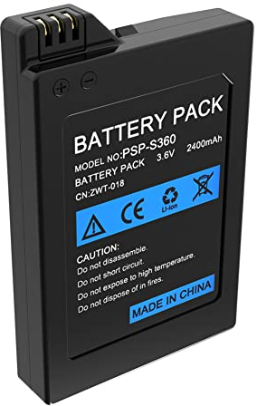 2400mAh 3.6V wiederaufladbare Akku Pack Ersatz für Sony PSP 2000/3000 PSP-S360 Konsole