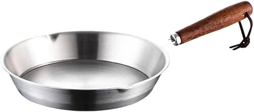 MYVVKIA Mini Bratpfanne Edelstahl Öl Pfanne Bratpfanne Ei Bratpfanne Küche Öl Heizung Pan Wok