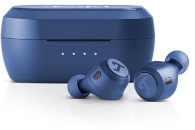 Teufel REAL Blue TWS 3 True-Wireless Earbuds In-Ear Kopfhörer Bluetooth mit Noise Cancelling ANC, 37 Std Akku, Wireless Charging, IPX4, Touch-Bedienung, 6 Mikrofone für perfekte Telefonate - blau