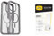 OtterBox Bundle Defender Series XT MagSafe Case for iPhone 16 Pro Max, Shockproof, Drop proof, Ultra-Rugged, Protective Case, Clear/Grey & Premium Glass Screen Protector