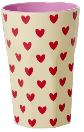 Rice Becher Trinkbecher aus Melamin Darling Hearts Herz large tall