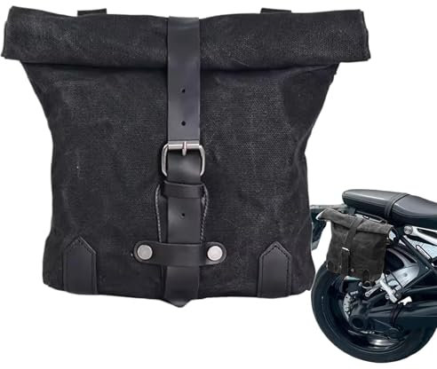 Borse da sella Moto, Borsa porta attrezzi moto impermeabile, Borsa in tela cerata vintage, Borsa per forcella moto, Borsa per moto, Borsa per attrezzi da moto impermeabile, Borsa per moto in tela
