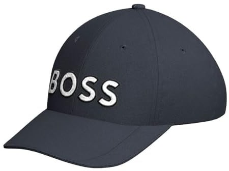 BOSS Herren Cap-US-1 Cap aus Stretch-Piqué mit 3D-Logo-Stickerei