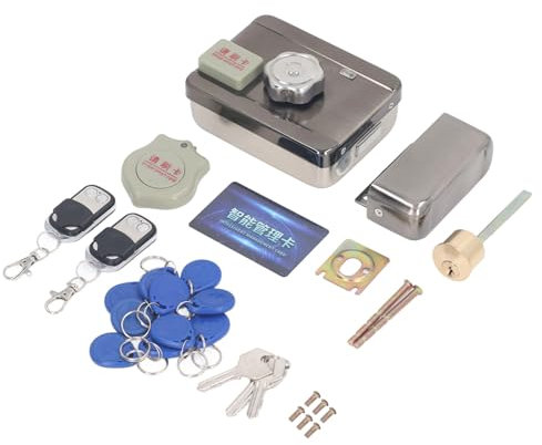Cerradura electrónica sin llave para puerta, de control remoto de alta seguridad para el hogar, oficina, acero inoxidable