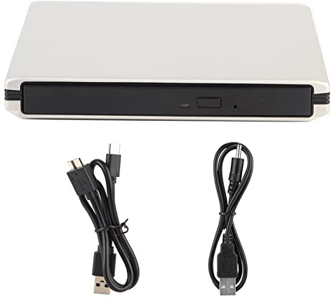 SustVita Lecteur Blueray pour PC, graveur de Disque avec Lecteur Blu-Ray Externe USB3.0, graveur DVD CD BD en Alliage d'aluminium pour Ordinateur Portable