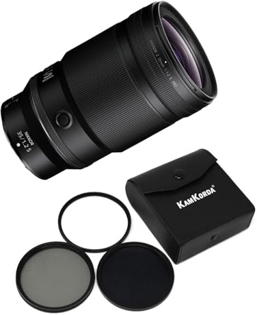 KamKorda Lens Filter Kit 82mm + Z 35mm f/1.2 S Lens, Full-Frame | f/1.2 to f/16, Fast Wide-Angle Prime Lens + 2 Year Warranty