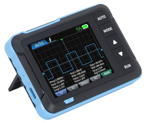 Osciloscopio Digital de Mano Kit de Osciloscopio Profesional Portátil de 2.8 Pulgadas Pantalla LCD LCD 5ms/s Tasa de Muestreo 1M Osciloscopio Automotriz de Ancho de Banda