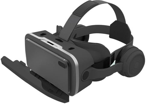 Casque de réalité virtuelle 3D | Casques VR compatibles avec les téléphones portables pour smartphones et appareils mobiles, expérience VR parfaite pour le divertissement, léger et confortable