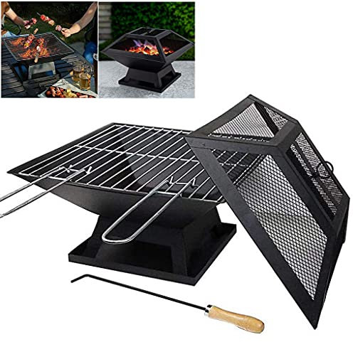 ZJFHEYUO Foyer extérieur, Barbecue, brasero, Table Portable, Stoverd, Jardin, Camping, Barbecue, fête en Famille