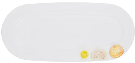 KASANOVA Piatto da portata ovale 33 cm ceramica Biscotti