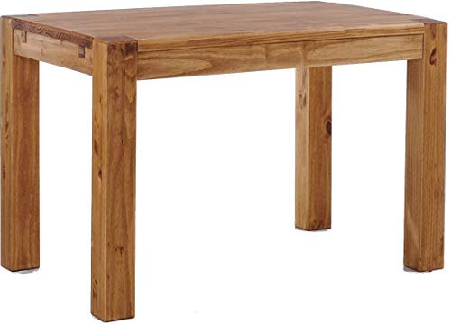 Esstisch Rio Kanto 120x90 cm Brasil Pinie Massivholz Größe und Farbe wählbar Esszimmertisch Küchentisch Holztisch Echtholz vorgerichtet für Ansteckplatten Tisch ausziehbar Brasilmöbel