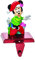 Kurt S. Adler Kurt Adler Minnie Mouse Stocking Holder Strumpfhalter, Metall, Kunststoff, Farbe/Glimmer, Pink, 5in