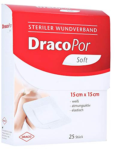 DRACOPOR Wundverband 15x15 cm steril 25 St