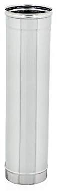 Tubo acciaio inox 100 x 1000mm 5 decimi AISI 304