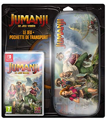 Jumanji Le Jeu Vidéo Game + Housse Protection Console (Nintendo Switch)