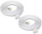 SHONCO Telefonkabel 6M, RJ11 6P4C Telefonanschlusskabel,gerade Leitung Telefonverlängerungskabel für Festnetz,Heim und Büro Faxmodem Extender (Weiß)