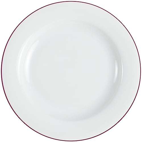 KAHLA 573403A69973C Pronto Line Speiseteller 26 cm Line wild berry | Essteller mit lila Linie aus Porzellan