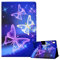 CXTcase Custodia per Lenovo Tab M10 HD (2nd Gen) TB-X306X/TB-X306F, Ultra Slim PU Smart Intelligente Tablet Cover Lenovo Tab M10 HD 2020, Protettiva Custodia Lenovo Tab M10 10.1 2020,Farfalla