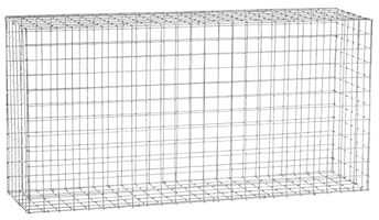 Easy Clôture Gabion acier galvanisé L120 x H60 x Pr.30 cm tirants et crampons inclus