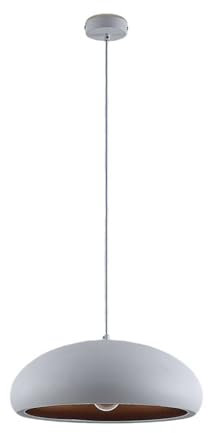 Lindby Pendelleuchte Gerwina (Modern) in Weiß aus Metall (1 flammig, E27) - Deckenlampe Esstischlampe Hängelampe Hängeleuchte Wohnzimmerleuchte