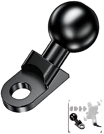 XiXiYang Ball Ram Mount Base,Universal Ball Mount Adapter,10mm Mounting Hole Strong Ball Mount Connect to Motorcycle Phone Holder Any Accessory Fit for Ball Socket Arm