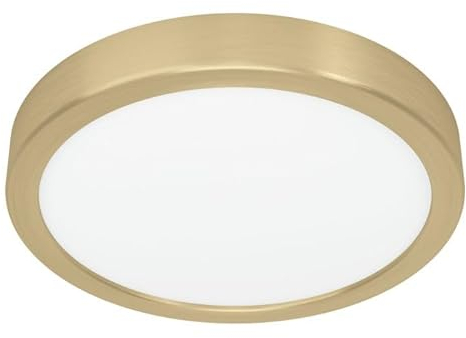 Eglo 900181 Aufbauleuchte FUEVA 5 Kunststoff messing-gebürstet LED 17W 3000K H:2.8cm Ø21cm