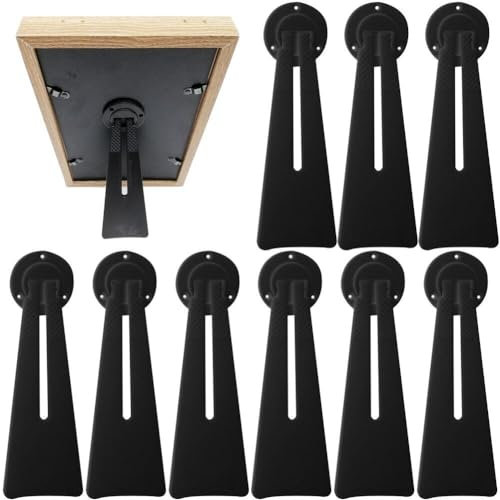 Soporte del Marco De Foto 10 Piezas/establecimiento De Pantalla del De 360 ​​Grados Soportes De Soporte De Plástico De Patas De Plástico