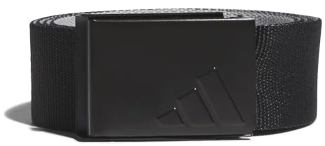 adidas Herren REVERSIBLE WEBBING BELT, Black/Grey Two, One Size