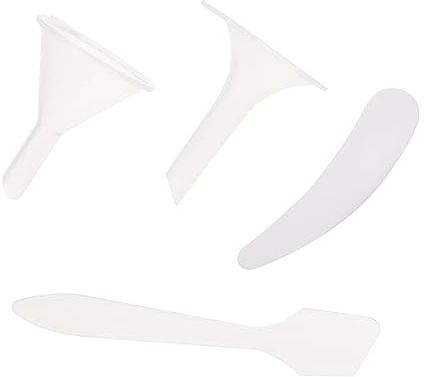 LIFKOME Verpackungswerkzeug flüssig Kosmetikschaufel aus Kunststoff Labor spachtel Schaufeln für kosmetische Masken Kosmetikspender für die Reise gefrostet Trichter Flasche Creme reisen pp