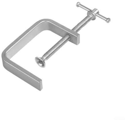 Abrazaderas C de acero inoxidable, abrazadera C de 0 a 100 mm, 4 tamaños, abrazadera de carpintería resistente con aberturas de mandíbula anchas para carpintería, carpintería, construcción, madera,