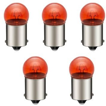 SOFOC-1156 BA15S G18 Blinker Bremslichter Rückfahrscheinwerfer Für Auto/Motorrad G18 Glühbirne 6V 10W Bernstein Gelb 5Stk