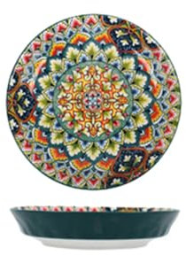 Bols en céramique, vaisselle rétro créative à la maison, grands bols à soupe, nouilles, bols de riz, salade, plats rétro - Elandil - Assiette de riz grain de pierre de 20,3 cm