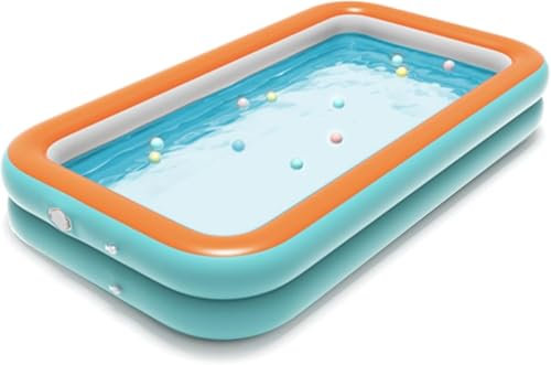 Aufblasbares Planschbecken,Kinderpool Babypool,Aufblasbarer Kinderpool,Schwimmbecken,Aufblasbare Pool,Planschbecken für Kinder,Kinder Planschbecken,Tragbare Badewanne,Swimmingpool