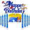 Jofiesu 13pcs Cartoon Birthday Cake Toppers, Candle Cake Decorations - cake topper cupcake toppers for kid, Birthday Party Decorations