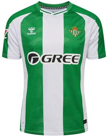 hummel Mens Real Betis Home Shirt 2025 2026 Adults Short Green L